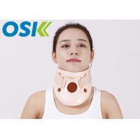 China Plastic Cervical Support Brace For Neck Pain Relief / Broken Neck Fixation factory