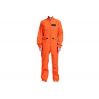 China Orange Nomex Tank Suit Fire Resistant Coveralls Nomex Breathable IIIA Material factory
