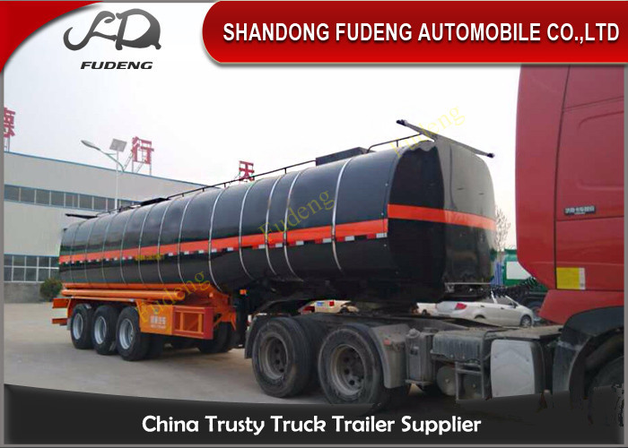 China 45000 Liters Transport Bitumen Tanker Semi Trailer  With  Insulating Layer  For  Sale for sale