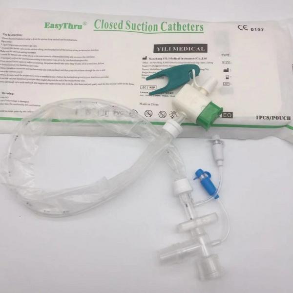 Quality PVC Disposable Suction Catheter Tube Single Use ICU Respiratory Care for sale