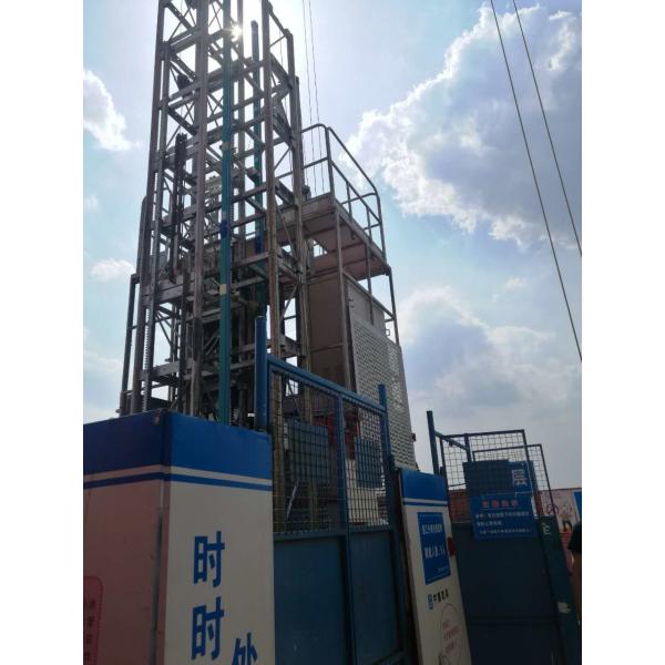 Quality SC200/200G shaft lift building hoist with hot galvanized Material Building Construction Lift Assembled Inside for sale