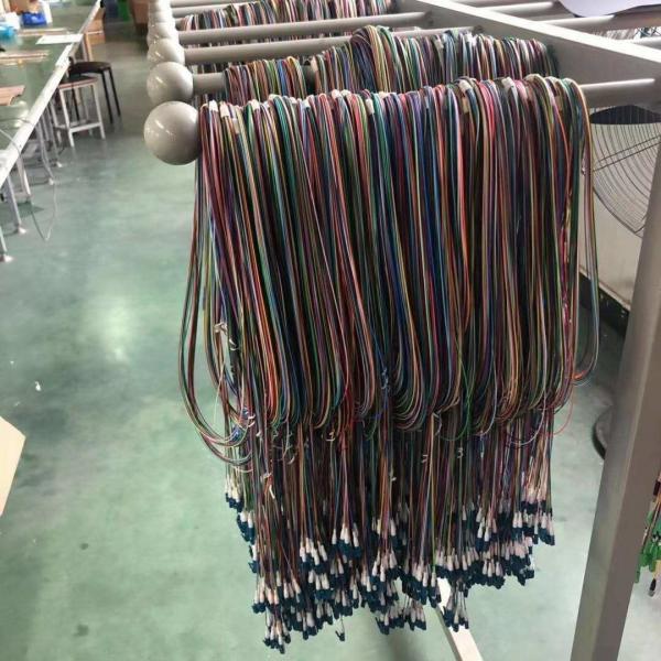 Quality Indoor FTTH Optical Unjacketed Color Coded Pigtail With Sc LC FC St MTRJ for sale