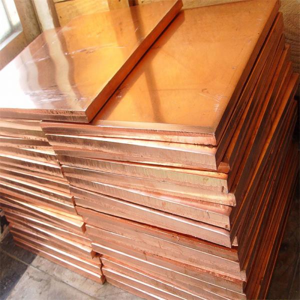 Quality Tp1 Copper Plate Sheet 0.7mm 0.8mm Thickness Red Gb/T 5231-2001 99.5% for sale
