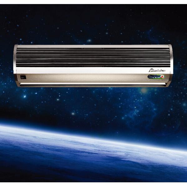 Quality 2024 Aluminum Silver Residential Overhead Door Air Curtains With Cross Flow Fan for sale