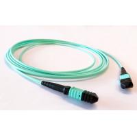 Quality Data Center 8 Fibers OM3 MTP MPO Patch Cord for sale