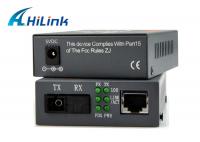 China WDM SFP Port Fiber Optic To RJ45 / UTP Media Converter , Compatible Cisco Media Converter factory