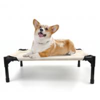 China Outdoor Raised Elevated Travel Pet Bed Cots With No Slip Feet factory