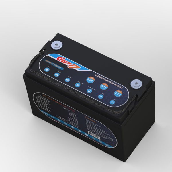LILEAD 12V Lithium Ion Boat Battery 125AH Lithium Rv Deep Cycle Battery ...