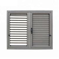 Quality KLUK Aluminium Glass Louvers Window , Shutters With Integrated Blackout Blinds for sale