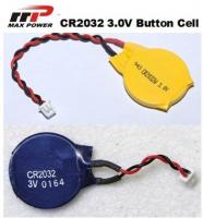 China CR2032 3V Primary Lithium Battery 210mAh , High Voltage Button Cell factory