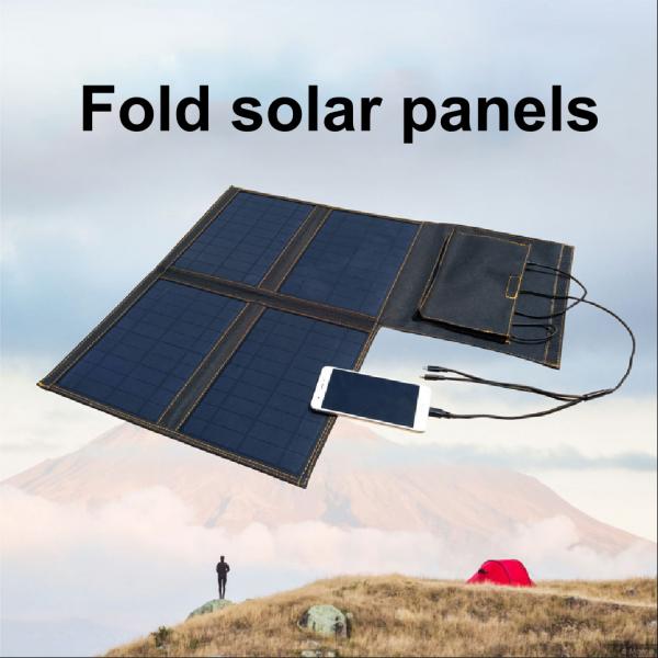Quality Camping 28W 24W Small Portable Waterproof Folding Solar Panel 5V Outdoor for sale
