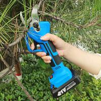 China 21V Cordless Electric Pruner Shears Brushless Tree Branches Bonsai Cutter factory