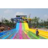China Adult Water Park Equipment / Outdoor Playground Water Slide Customized Size factory