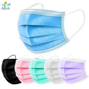 Quality Medical Disposable 3 Ply Face Mask For Daily Protection With Different Color for sale