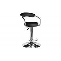 Quality Round Adjustable Padded Counter Top Bar Stools With Backs 58cm-80cm Height for sale
