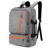 China 17 Inch Laptop Tote Bag Grey Color , Travel Laptop Backpack Computer Bag factory