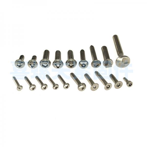 Quality Stainless Steel Anti Theft Screws For Licence Plate Theft Proof Anti Theft Fasteners for sale