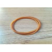 China Waterproof Amber Small Rubber Bands / Money Rubber Bands 30-90 Shore A Hardness factory