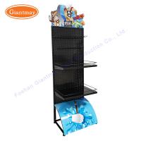 China Top Quality Retail Shop Power Tools Peg Board Stand Iron Display Shelf for sale