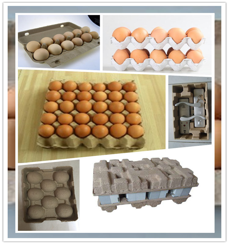 China 350 -3000 Pcs / H Pulp Egg Tray Making Machine With High Production Speed factory