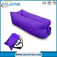 China Factory detect sell OEM LOGO Fast inflatable sleeping bag/inflatable air bed lazy lounger air sofa bag for sale