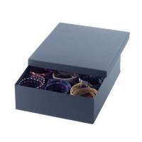 China custom  business tie packaging box  luxury three six nine pieces tie box factory