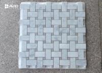 China Rectangle and small square carrara marble mosaic tile assorted natural color factory