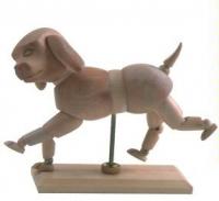 China Vivid Craft Artist Wooden Manikin Dog / Cat Mannequin Good Design factory