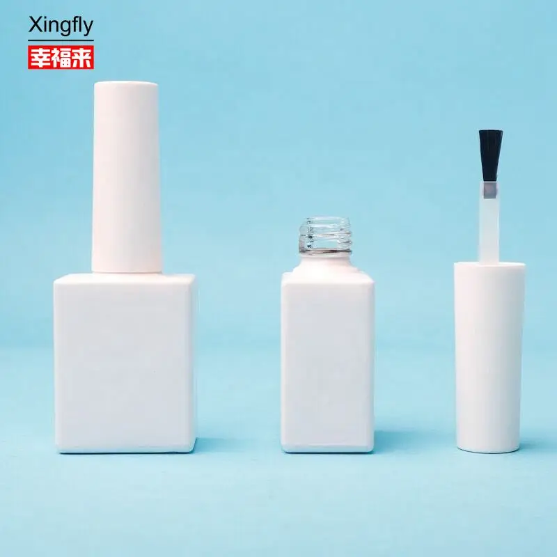 Quality Empty 7ml Nail Polish Bottle Cosmetic Packaging Custom Cap Color for sale
