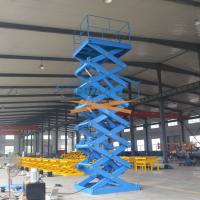 china 5T 6M Heavy Duty Stationary Hydraulic Scissor Lift Warehouse Cargo Lift With CE
