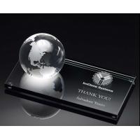 China globe award/crystal globe award/globe trophy/crystal globe trophy/acrylic globe award factory