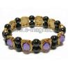 China Fascinating Magnetic Health Bracelet , Strong Magnetic Bracelet Reduces Fatigue factory