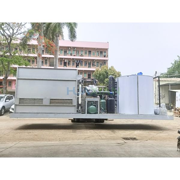 Quality Large Fresh Water Ice Flaker Machine 30 Ton Industrial Evaporative Cooled for sale