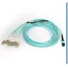 China OM3 OM4 Male Type MTP MPO Fiber Optic Patch Cord factory