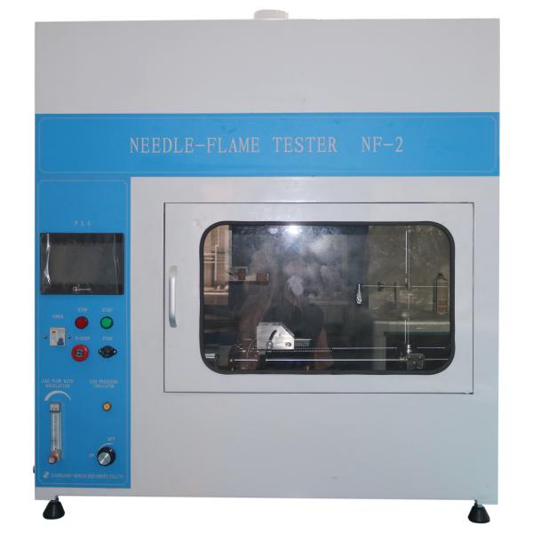 Quality PLC Touch Screeen Flammability Tester Needle Flame Test Apparatus For Cable for sale