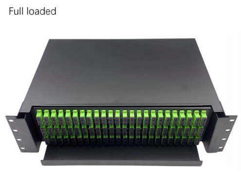 3U 19inch Full Loaded Slide Rail Rack mount patch panel from China Factory