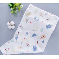 China 60S Double Cotton Gauze Fabric Anti Uv 110GSM Infants Handkerchief factory