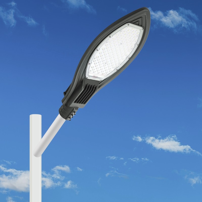 China 130LM/W Outdoor Street Light Fixtures , Led Light Street Lamp Wide Beam Angle factory