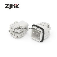 Quality Screw Heavy Duty 4 Pin Connectors Male and Female Connectors Square connector for sale