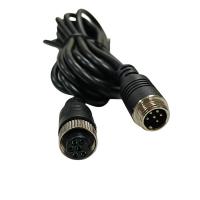 China Custom M12  6 Core Male to Female Sensor Wire Harness Video Camera Extension Cable factory