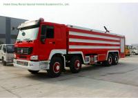 China Multi Purpose HOWO 8x4 Fire Pumper Truck With Water Tank 24 Ton For Fire Fighting factory