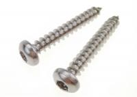 China Torx Socket Round Head Stainless Steel Tapping Screws For Plastic 3.5 mm Full Thread factory
