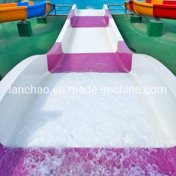 Quality Kids Water Park Playground Fiberglass Water Slide With Tube Hot DIP Galvanizing for sale