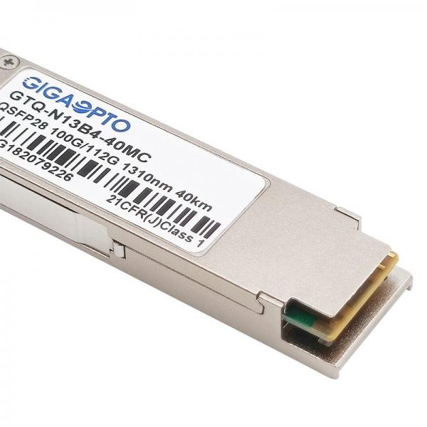 Quality Dual Rate 100G QSFP28 Transceiver 100GBASE ER4 112GBASE OTU4 40km for sale
