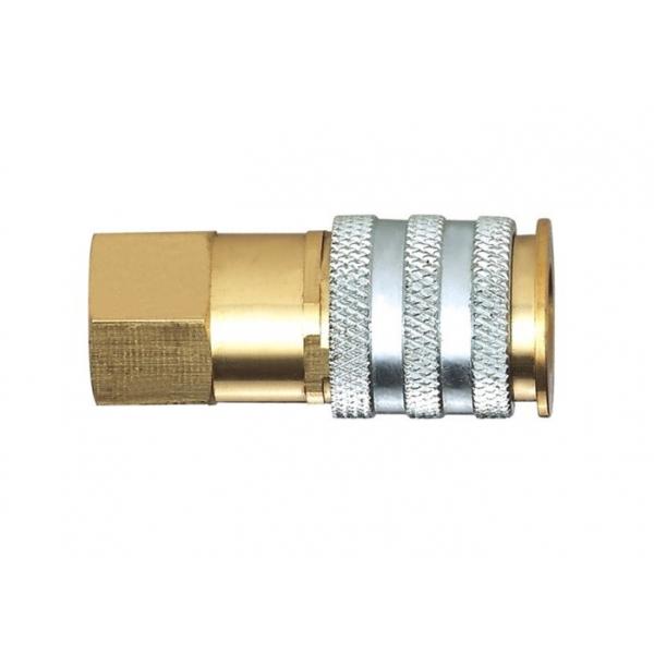 Quality 1/4"-3/8" Quick Connect Pneumatic Coupling For Universal Series Aro Tru-Flate for sale