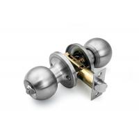 China High Security Ball Bed / Bath Door Knob Locks With Satin Stainless Modern Style factory