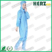 China Safe Polyester Anti Static Work Clothes Esd Clothing Uniforms Coverall factory