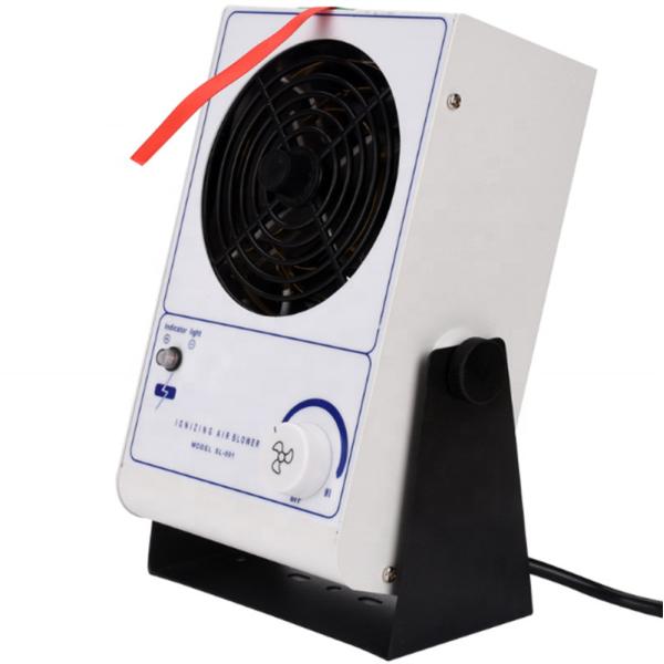 Quality 220V 50Hz Horizontal Quickly Bench Top ESD Ionizer Fan Shock Protection for sale