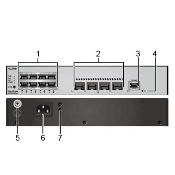 Quality S5735-L8T4S-A1 Gigabit Ethernet Nic Card 8x 10 100 1000Base-T 4 Gigabit SFP for sale
