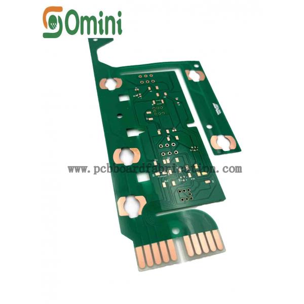 Quality Immersion Silver Green Polyimide PCB Board 2 Layers For Mobile Device for sale